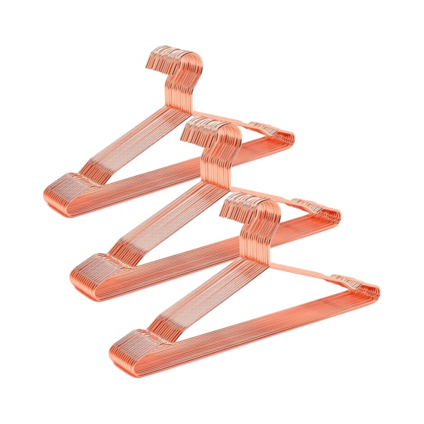 Copper Rose Gold Strong Metal Hanger Clothes Hangers Heavy Duty Coat Hangers